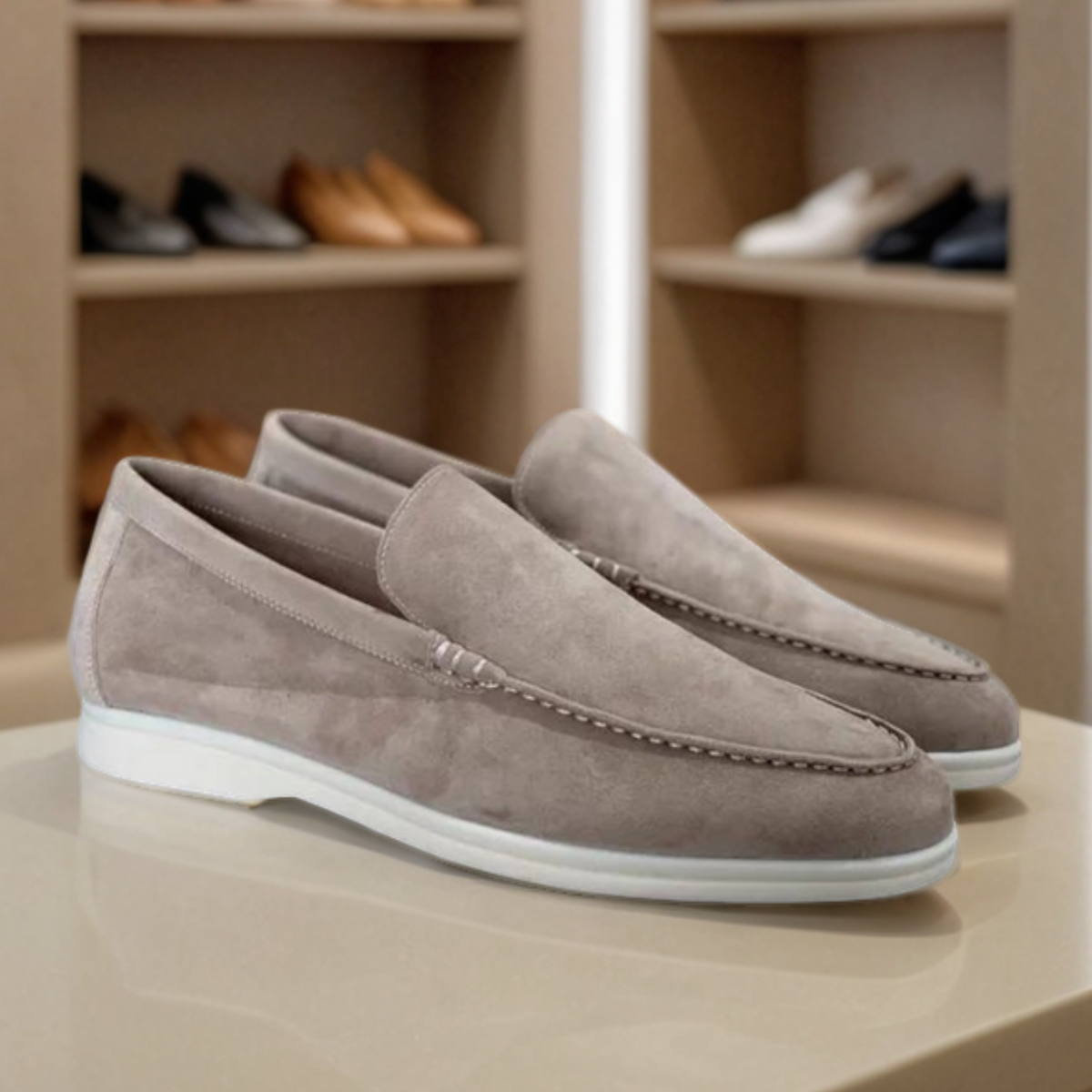Devon - Suede Loafers